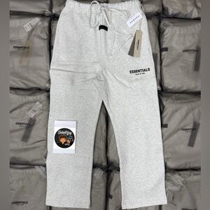 Fear Of God Essentials Light Oatmeal SS22 Relaxed Sweatpants